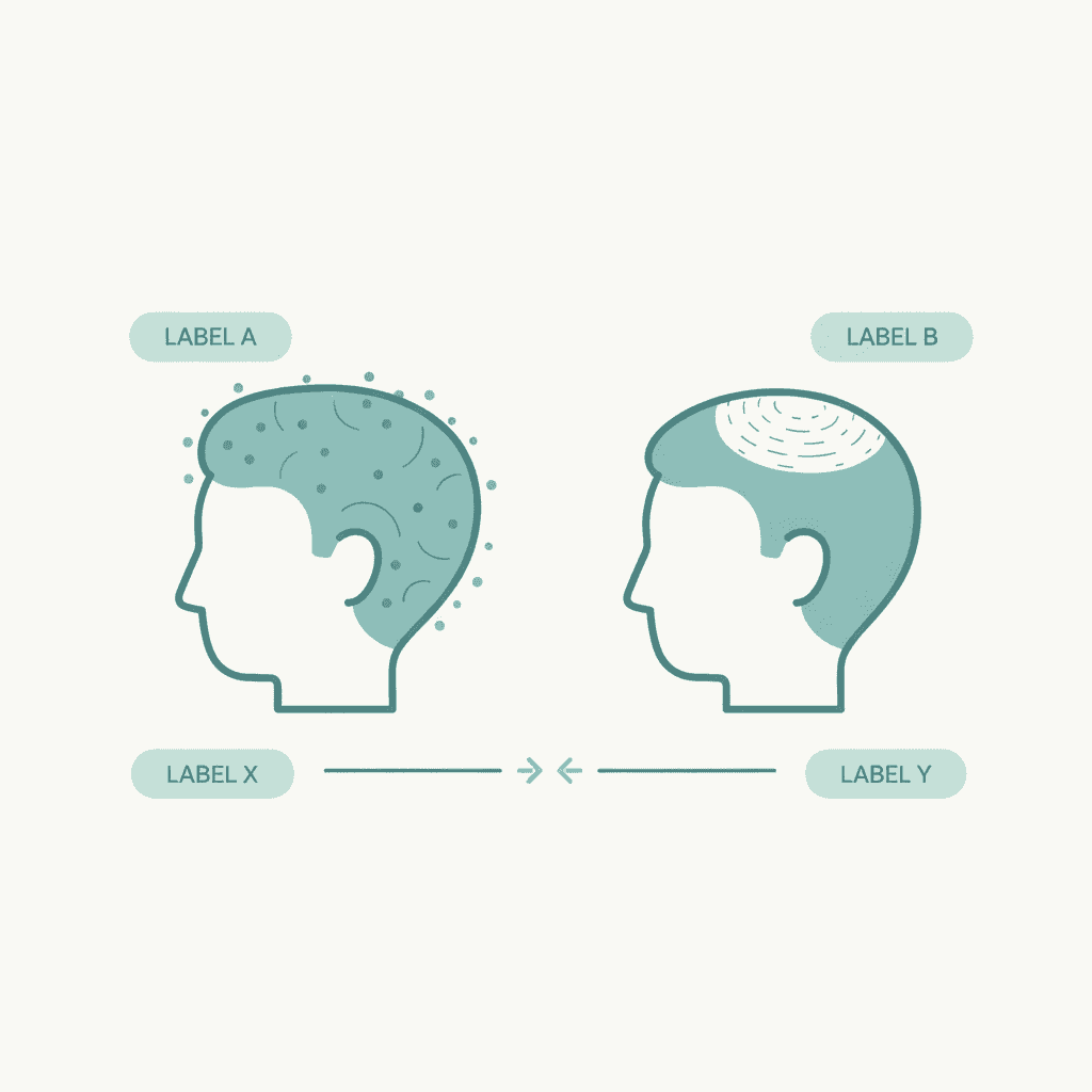 Comparison of diffuse shedding versus patterned thinning