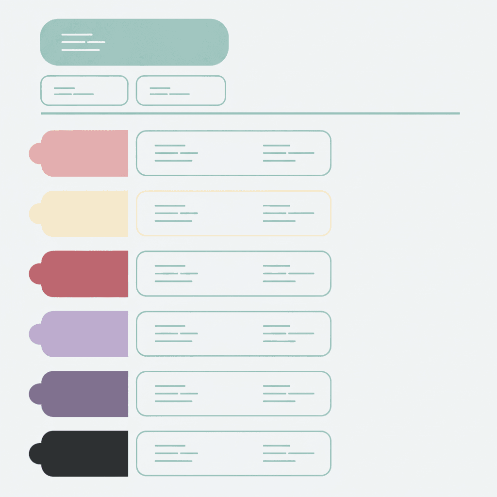 Chart of tongue colors mapped to what each may mean